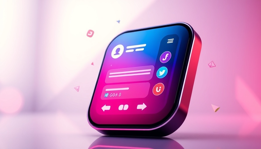 Digital app icon with social media notifications, growth in social media marketing.