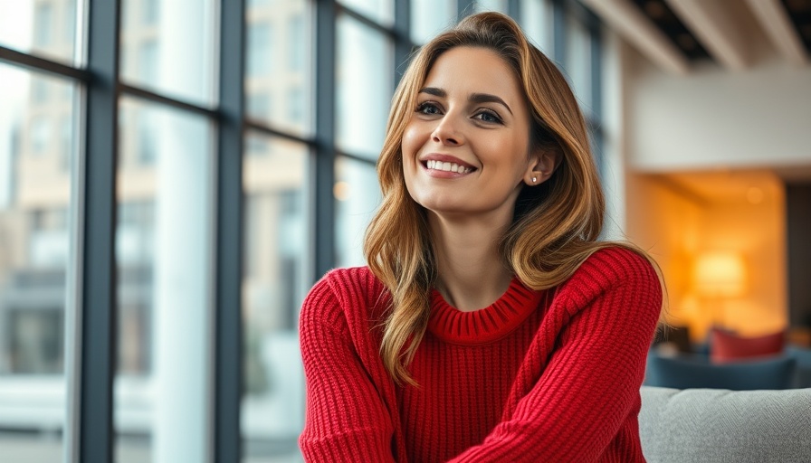 Stylish woman indoors, magazine look, Digital Equity Act controversy.
