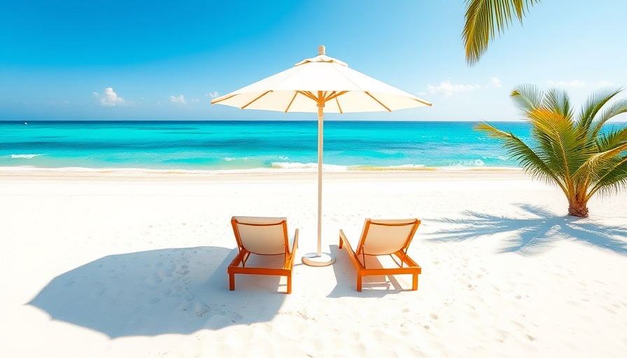 Luxurious hotels for Caribbean vacation with beach chairs