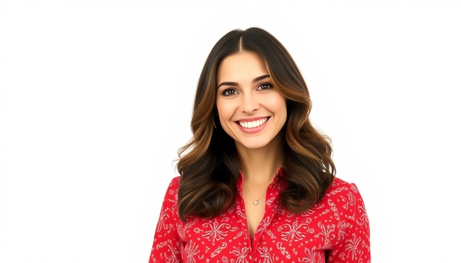 Confident woman smiling, turn complaints into solutions approach.