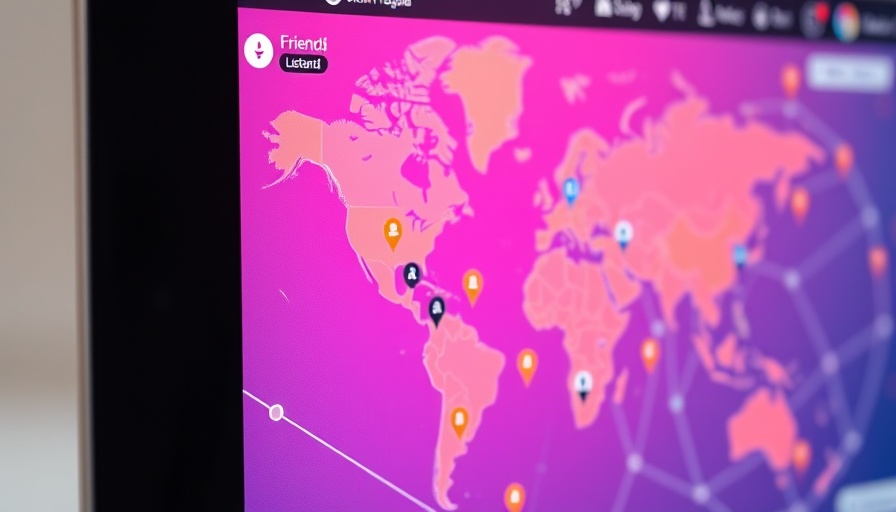 Instagram Friend Map interface showing friend locations on mobile.