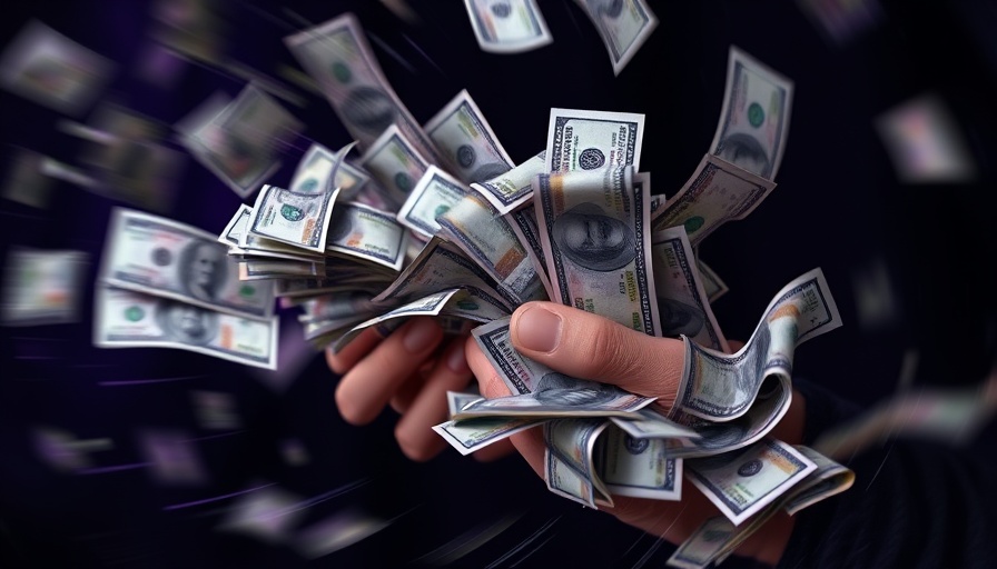 Conceptual illustration of financial instability indicating AI bubble warning signs.