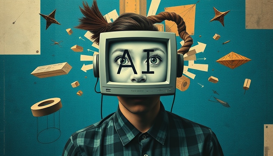 Creative collage illustrating AI's impact on search engine strategies.