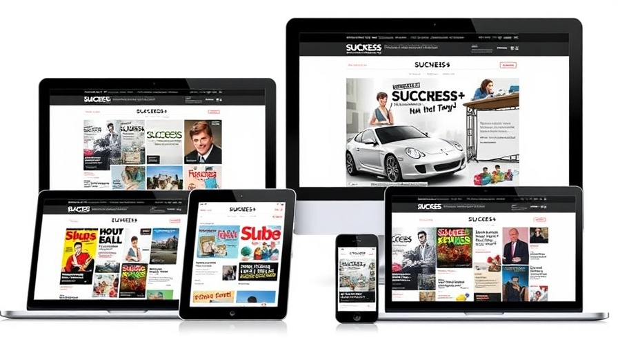 SUCCESS+ on multiple devices, engaging digital content.