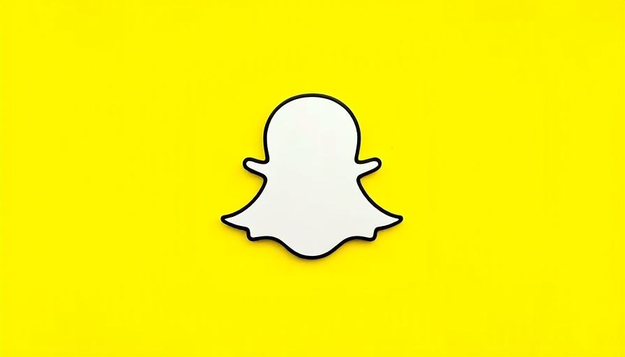 Snapchat logo on bright yellow background