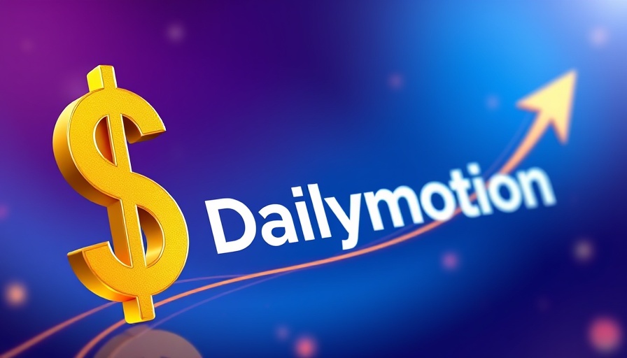 Dailymotion Monetization Strategies with logo and dollar sign.