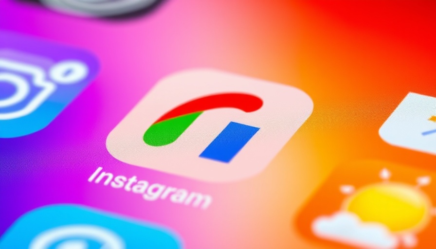Close-up of Google app icon on smartphone for AI feature updates.