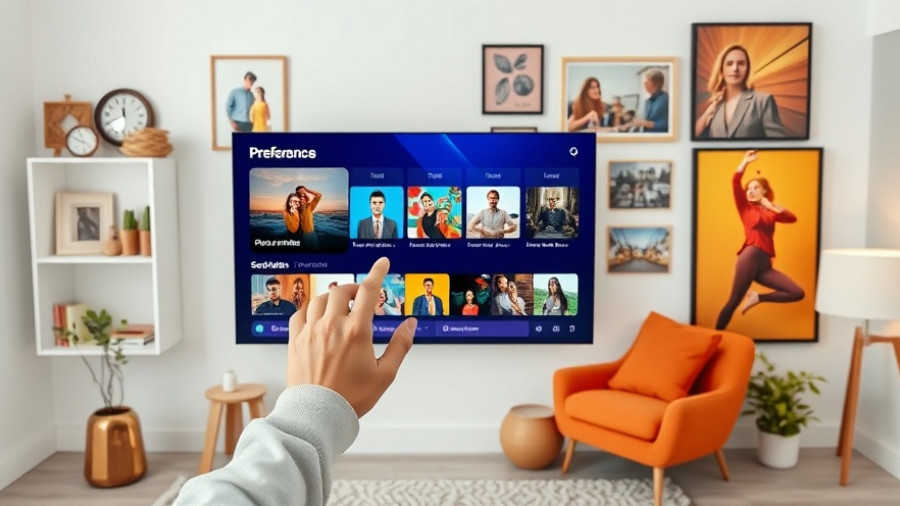 Pinterest AI content controls interface with home decor images.