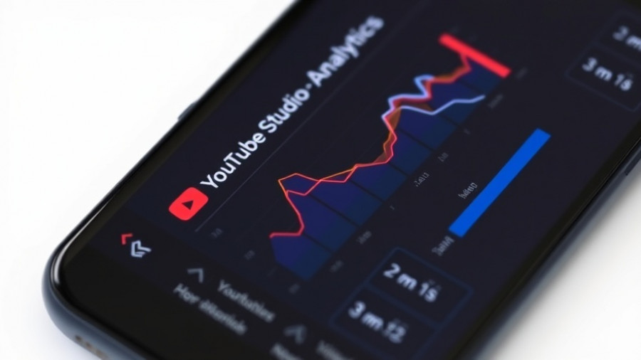 YouTube Ask Studio AI analytics on smartphone screen.