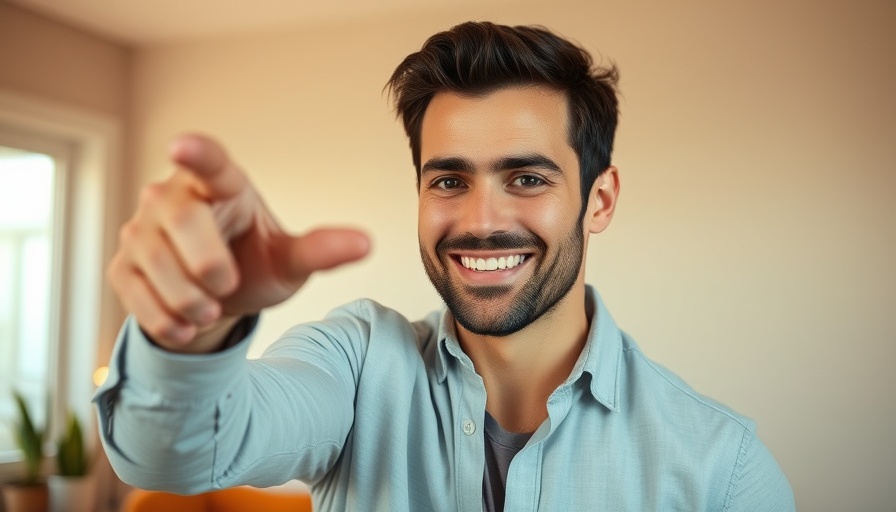 Confident man gesturing indoors, soft lighting, Meta Llama 4 AI models.