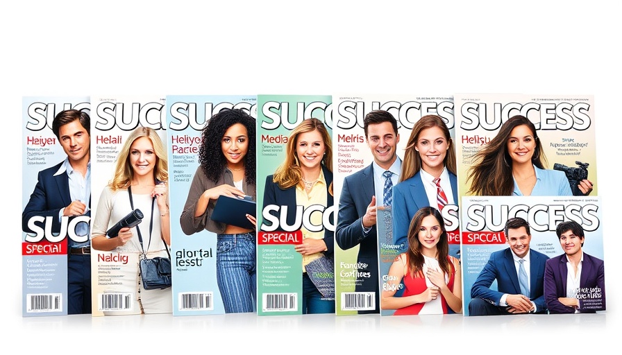 SUCCESS magazines cover lineup emphasizing Nick Cannon's media empire.