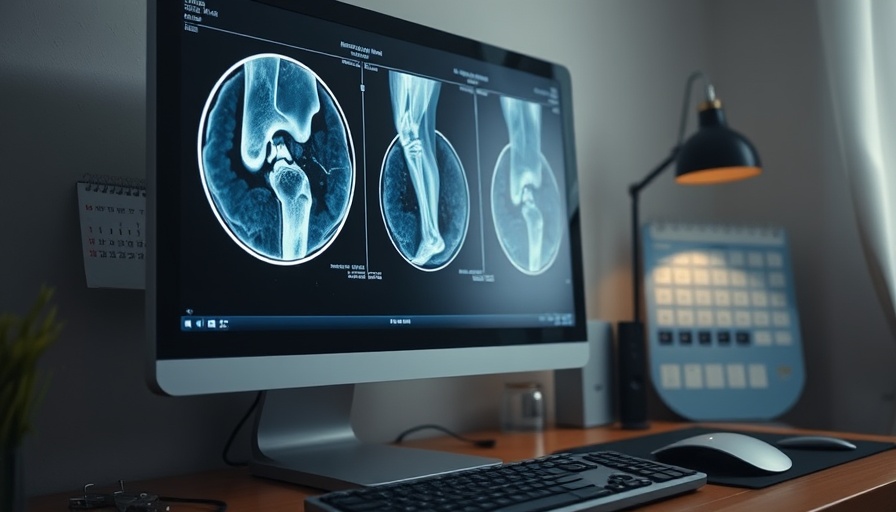 MRI scans displayed on a monitor, highlighting medical imaging innovations.