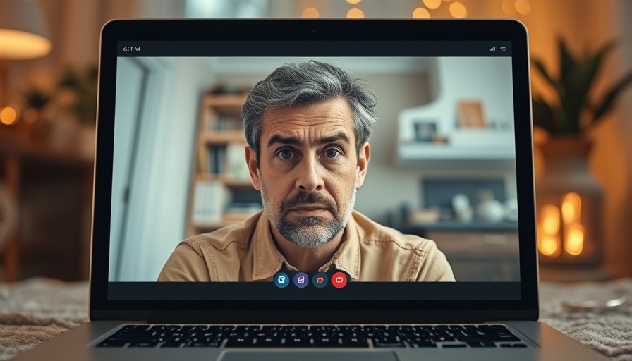 AI job recruiter glitch causing confusion on video call.