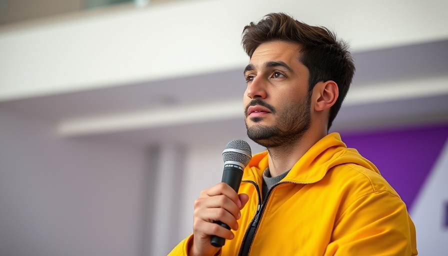 Speaker discusses Klarna revenue per employee AI efficiency.