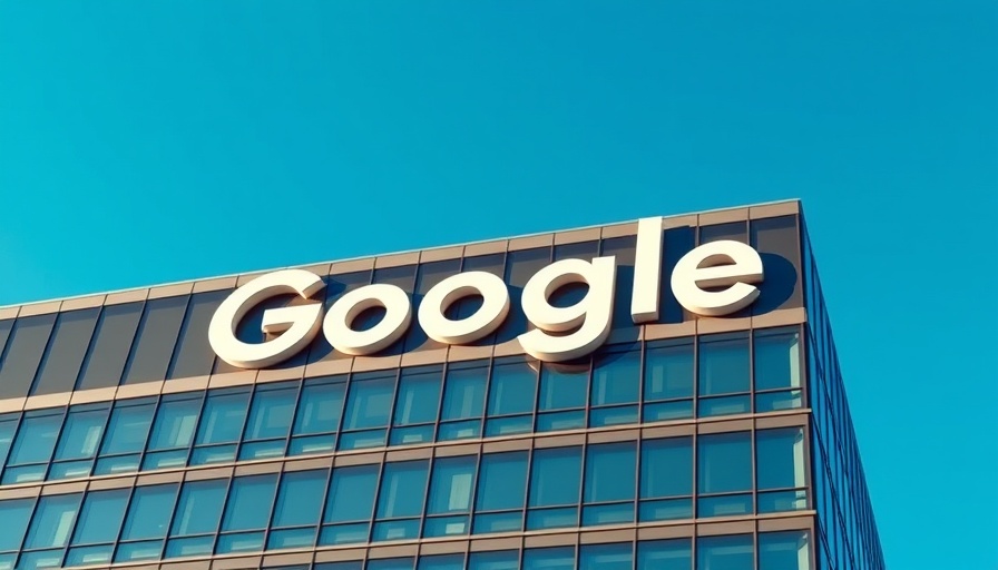 Google logo on building facade under blue sky, Google Audio Overviews.