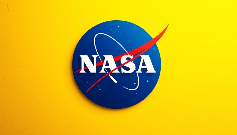 NASA budget changes notification on logo with yellow background.