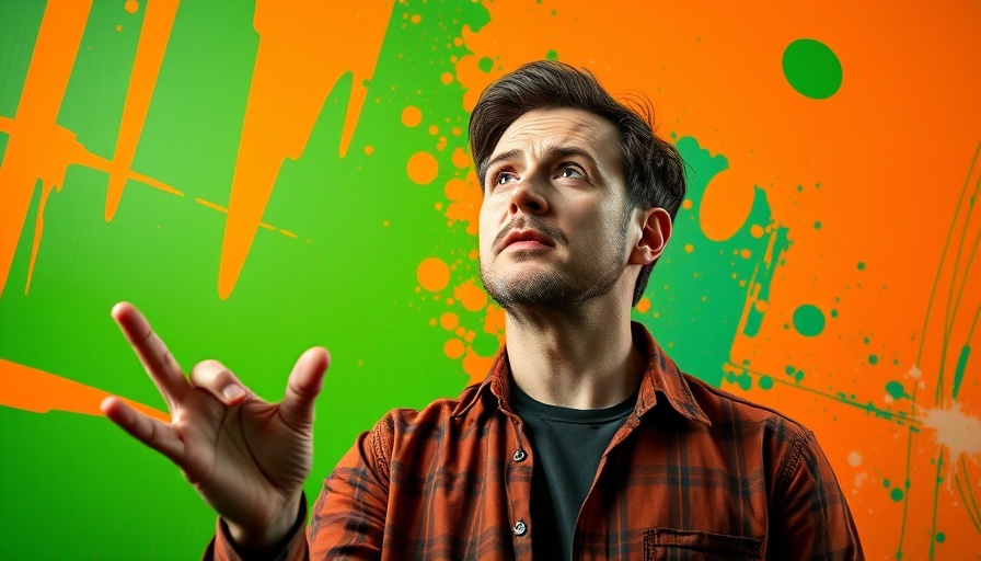 OpenAI and Microsoft future negotiations concept art with thoughtful man gesturing.