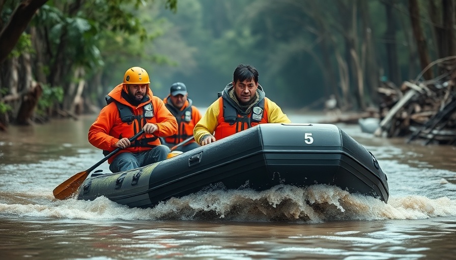 National Weather Service Texas Floods rescue operation in action.