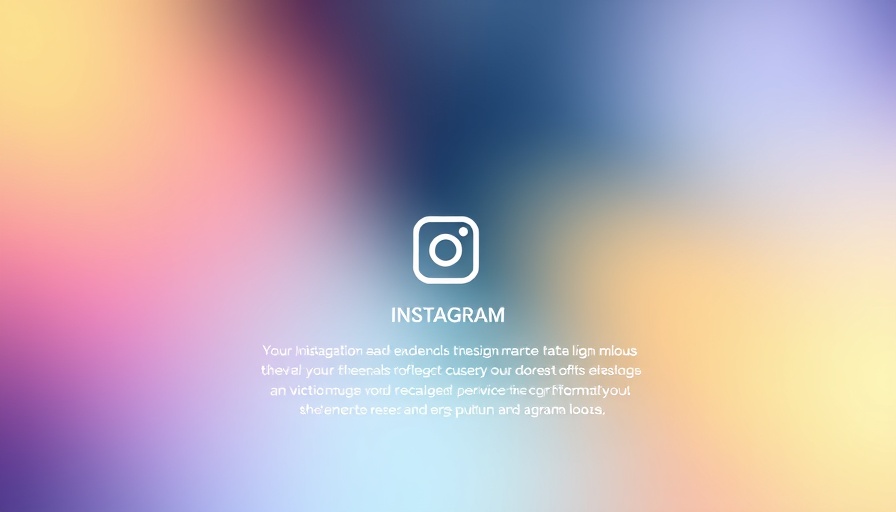 Instagram message recovery tutorial graphic with blurred background.