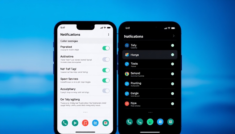 Bluesky Notification Controls: smartphone screens with notification settings.