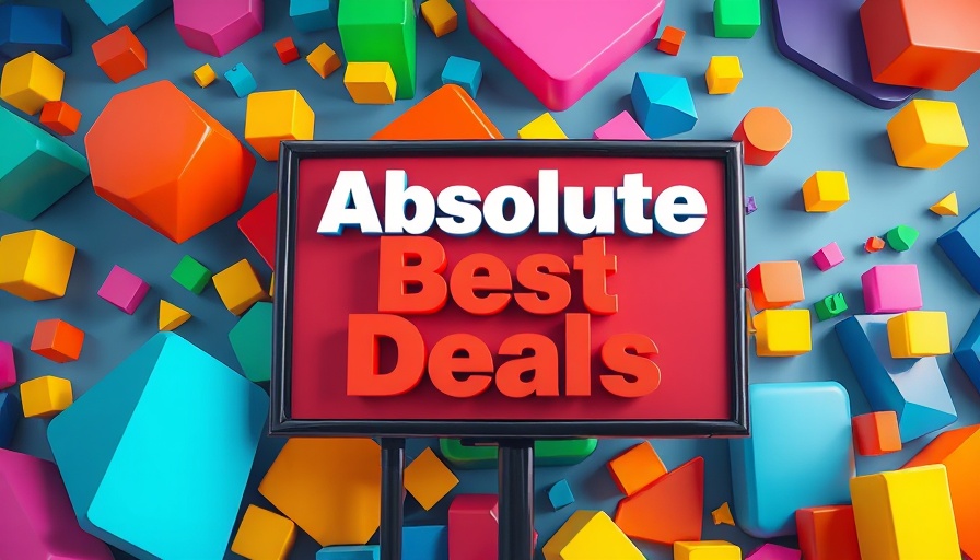 Colorful abstract design for Amazon Prime Day marketing insights deals.