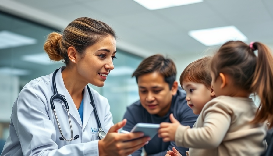 People in a clinic during US measles outbreaks consultation.