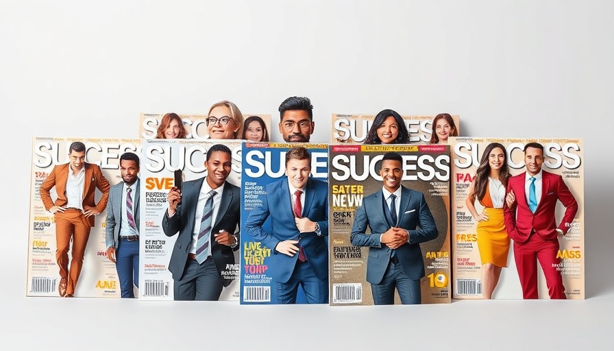 SUCCESS magazine covers highlighting talent management for athletes.