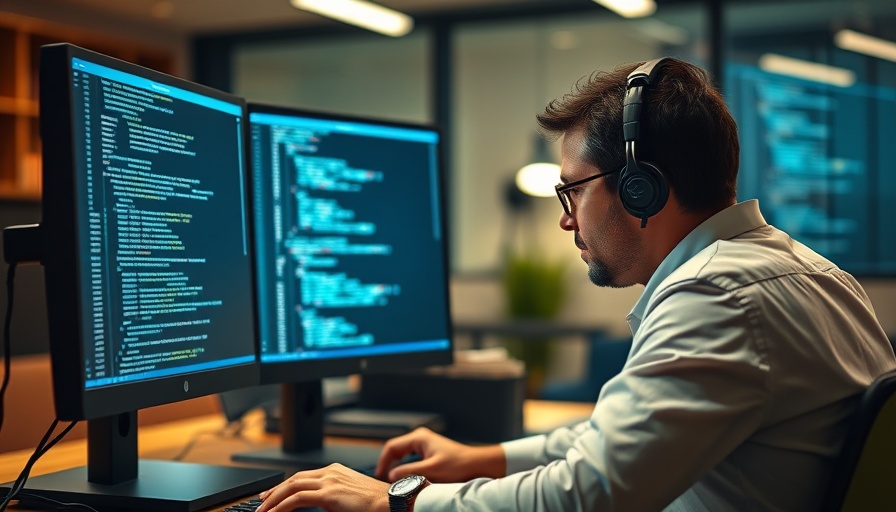 Person engaged in coding, illustrating SEO strategies.