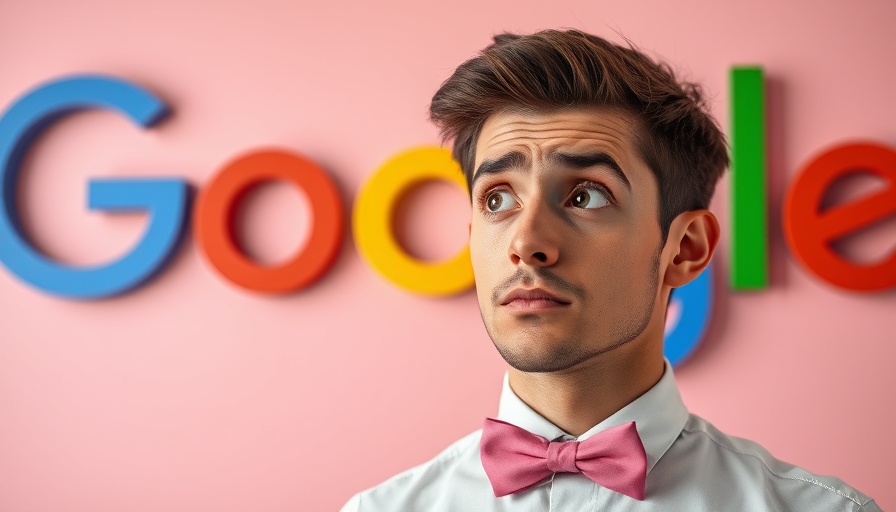 Contemplative scene of young man with Google logo for programmatic SEO.