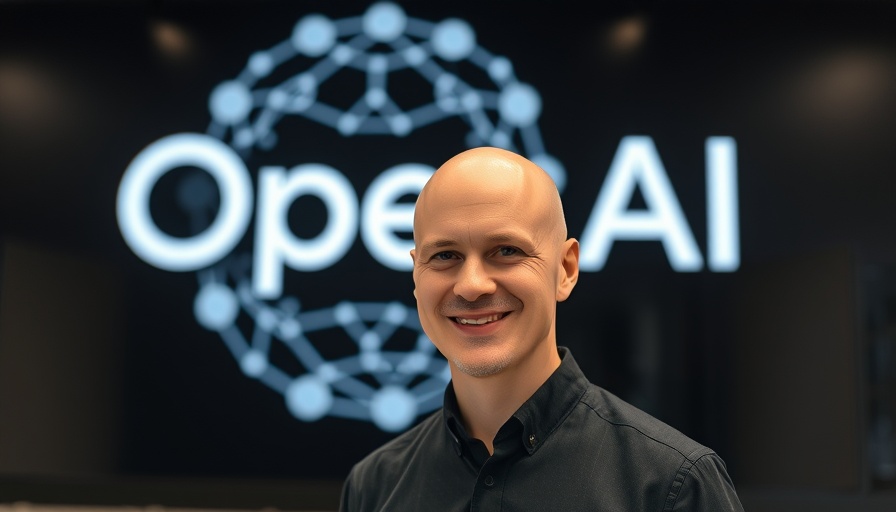 Microsoft OpenAI technology negotiations image with smiling man and logo.