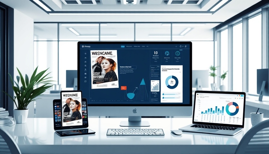 Modern digital interface with magazine and dashboard, Boeing Comeback American Jobs.