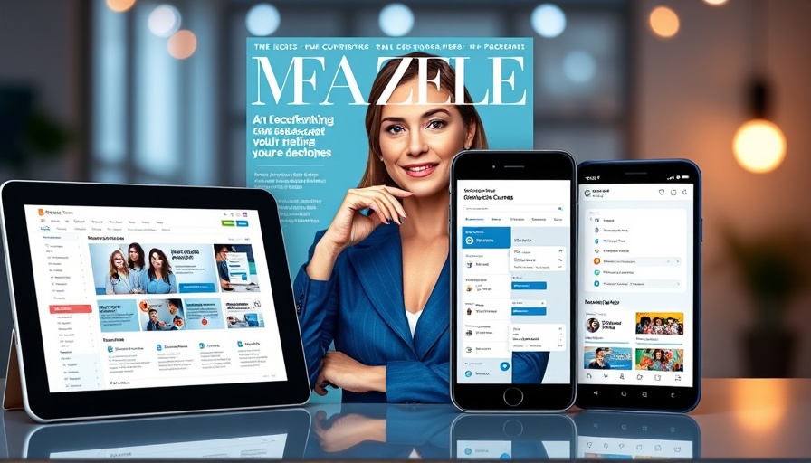 Modern magazine cover and dashboard, how to identify and train your successor