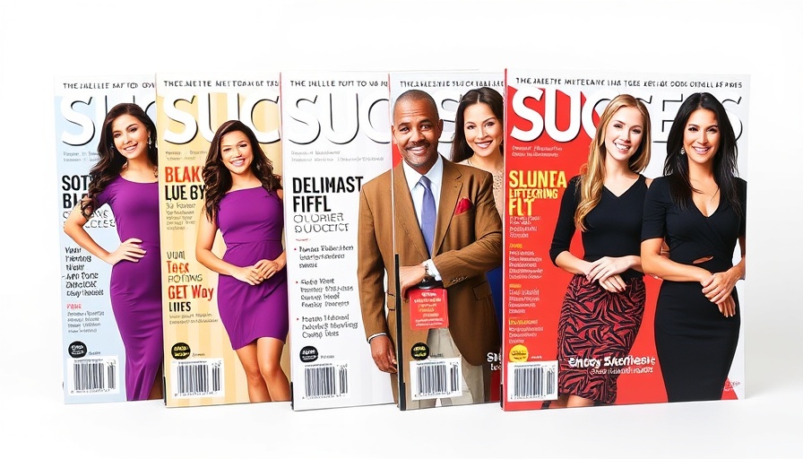 SUCCESS magazines lineup inviting subscription, diverse covers.
