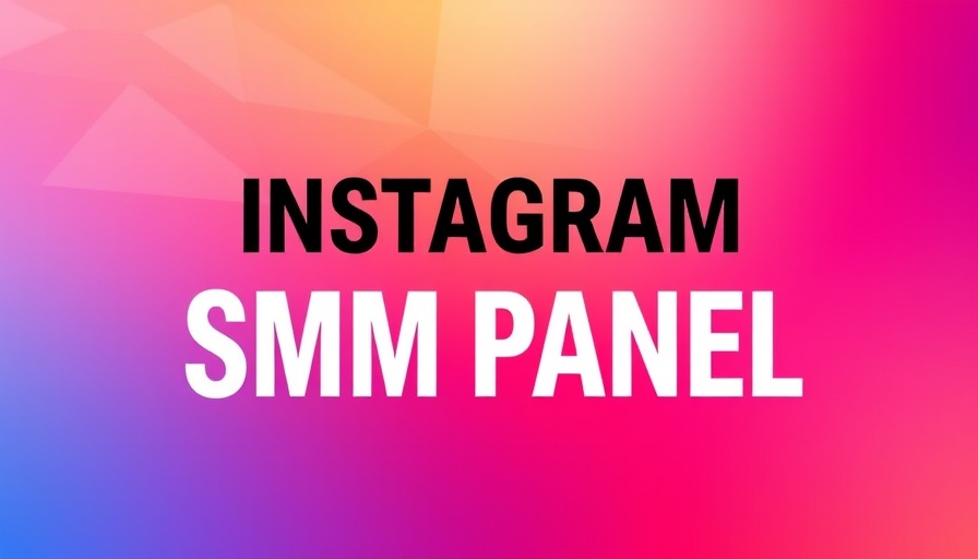 Instagram SMM Panel for Faster Growth vibrant banner