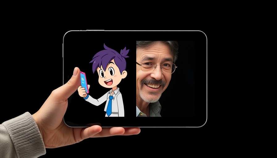 Trends shaping social media marketing 2025: digital collage with animation and person.