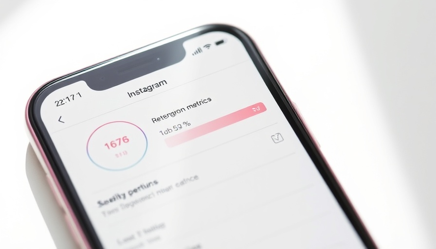 Instagram retention metrics for Reels on a smartphone screen.