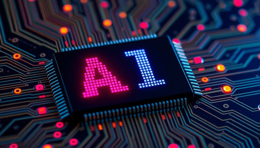 Colorful AI processor on a circuit board, Malaysia edge AI processor.