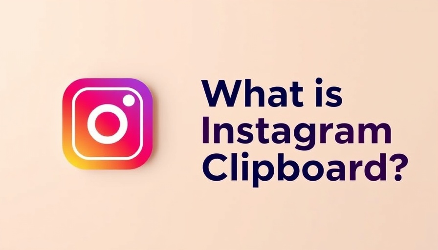 Instagram logo with 'What is Instagram Clipboard?' text on light background.