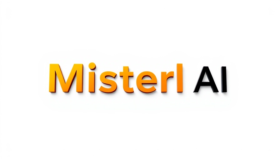 Mistral AI competitor to OpenAI logo on a white background.