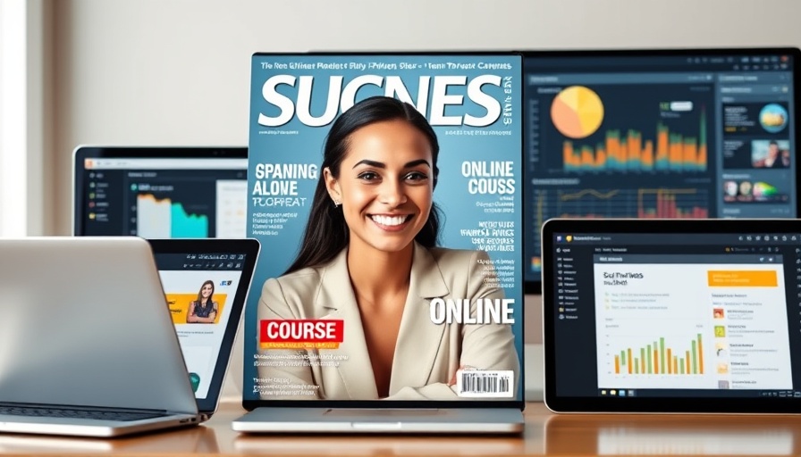 Digital devices with SUCCESS Magazine and affiliate marketing dashboards.