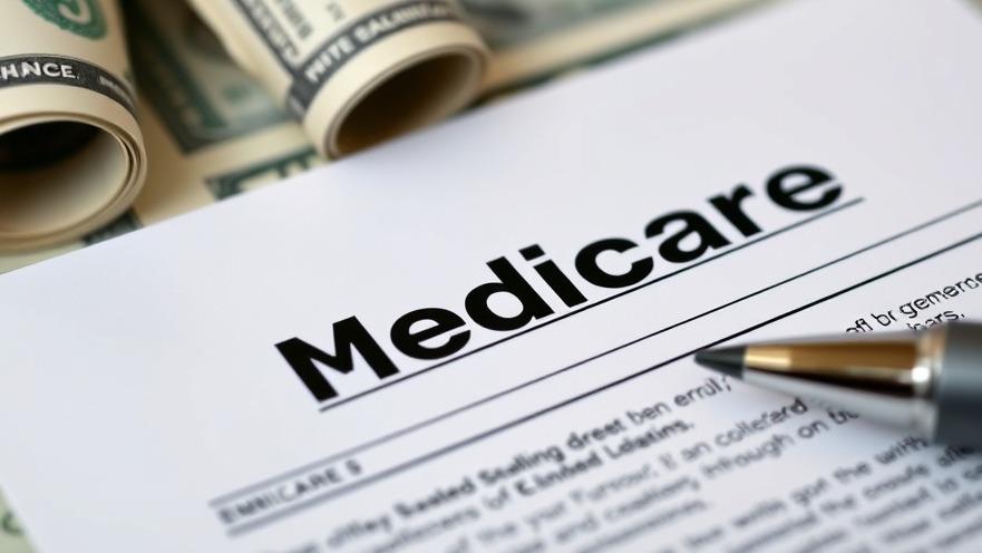 Close-up of a Medicare enrollment form, symbolizing health and wellness.