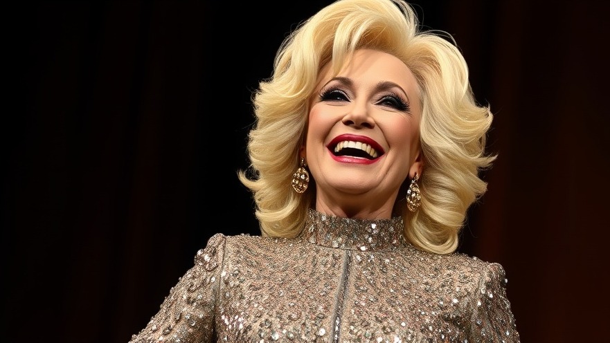 Dolly Parton performing live, showcasing local music in San Antonio.