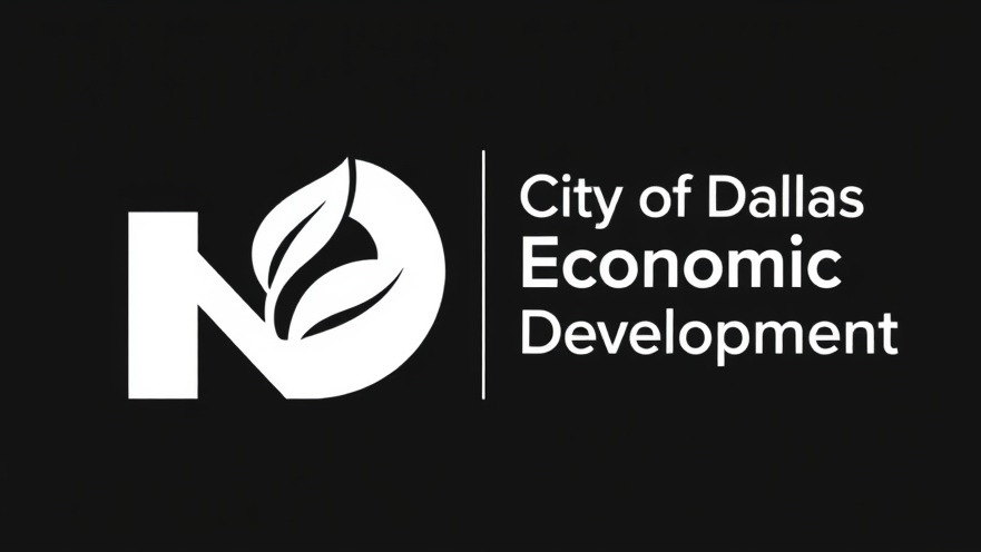 City of Dallas Economic Development logo on a black background, representing Dallas business resources.