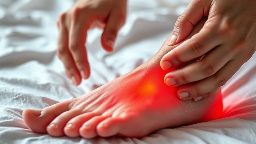 Close-up of hands massaging a foot, symbolizing optimal health and wellness.