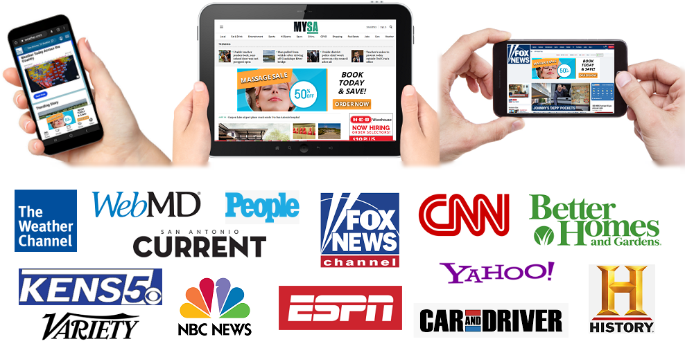 Would you like to advertise your business on thousands of popular websites like these? Click here and let's chat about it.