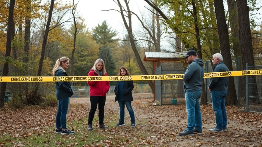 Sad individuals at a Hardberger Park incident crime scene, highlighting San Antonio crime news.