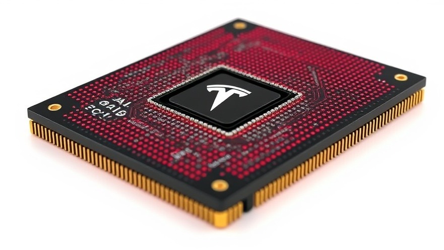 New Tesla A16 computing chip enhancing electric vehicle technology.