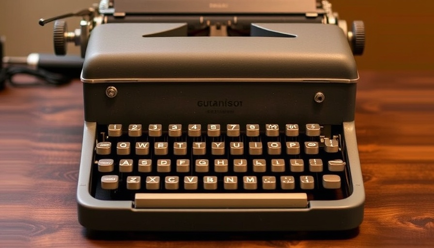 Typewriter reveals unexpected genius | Brief letters