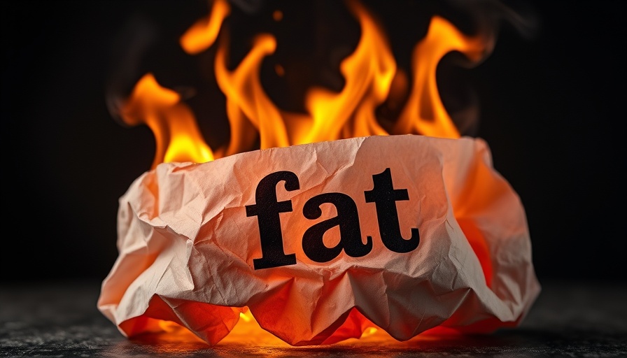 Backup heater in brown fat concept with burning paper.