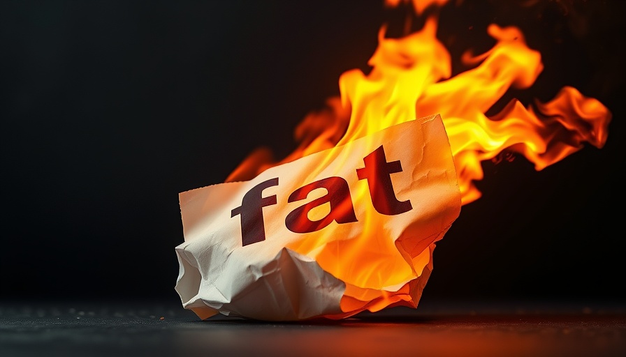 Crumbled paper labeled 'fat' burning, symbolizes boosting metabolism naturally.